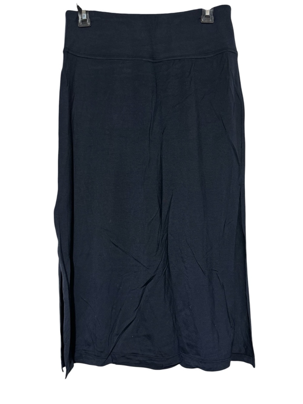 Athleta Navy Blue Workout Skirt Size 8 Athletic Modest Exercise Stretch Pencil